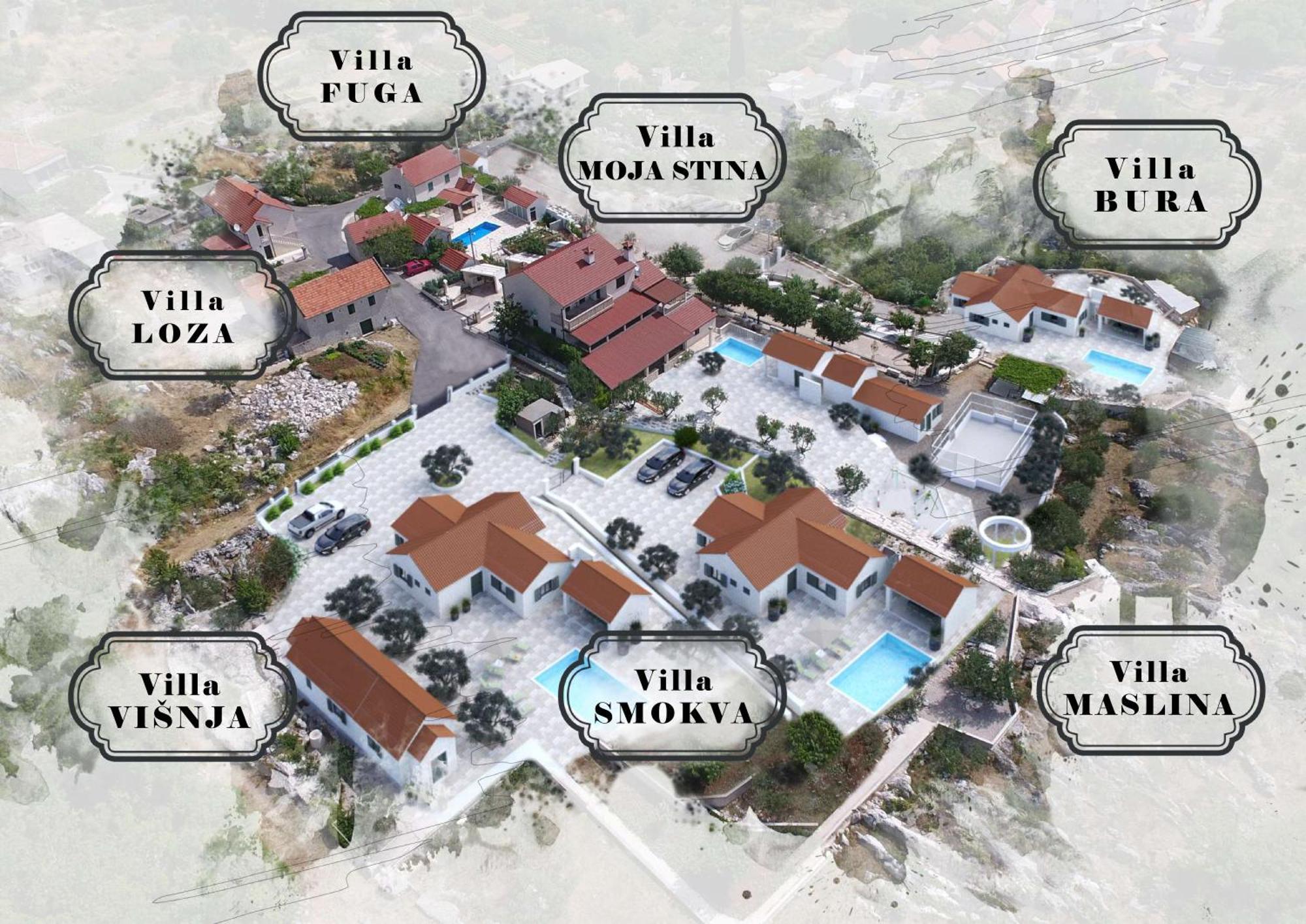 Villa Loza - Resort Moja Stina Seoca Eksteriør bilde